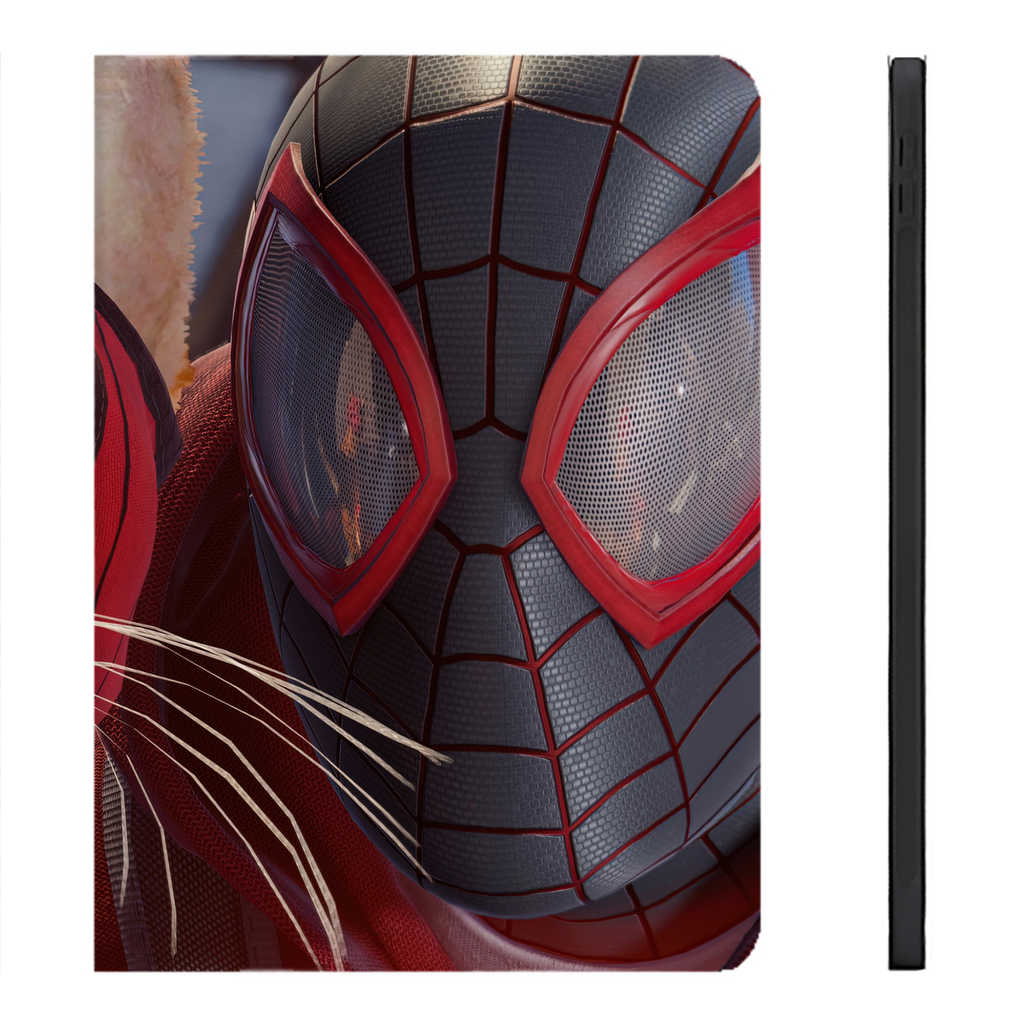 （画像用） Spider Man スパイダーマン IPadケース ペンホルダー付き ブックスタイルデザイン